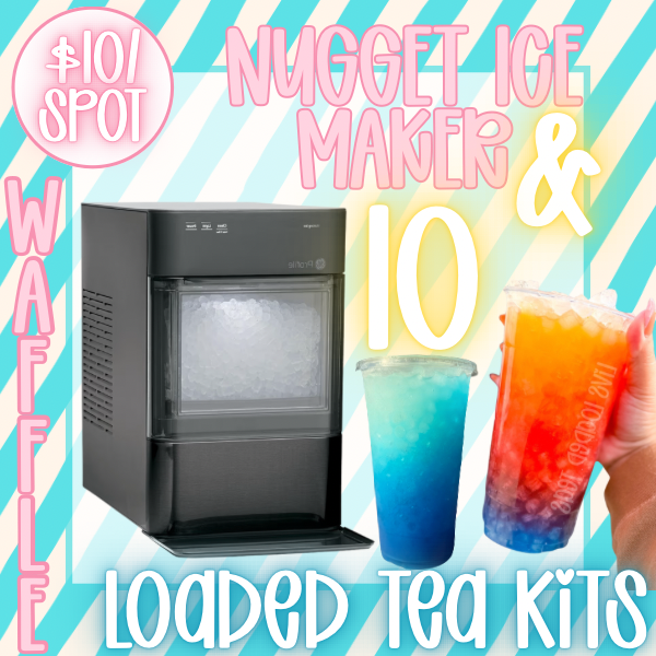 ❗️WAFFLE - RANDOM SPOTS❗️GE Opal Nugget Ice Maker + 10 Loaded Tea Kits